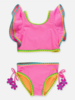 Ruffle Butts Crochet Detail Butterfly Tankini 2Pc Swimsuit