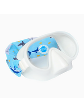 Splash Place Swim Googles Youth Mask- Shark Attack {Light Blue Multi}