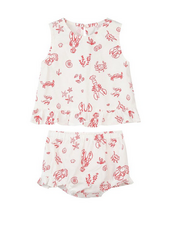 Vignette V1606B Sierra Set {Red Nautical Scene}