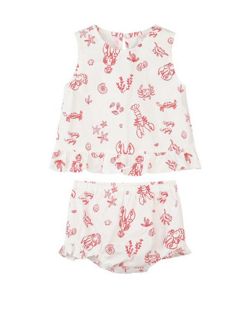 Vignette V1606B Sierra Set {Red Nautical Scene}