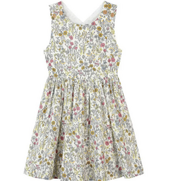 Vignette V1647B Tilly Dress {Yellow Meadow Floral}