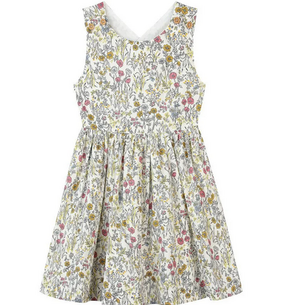 Vignette V1647B Tilly Dress {Yellow Meadow Floral}