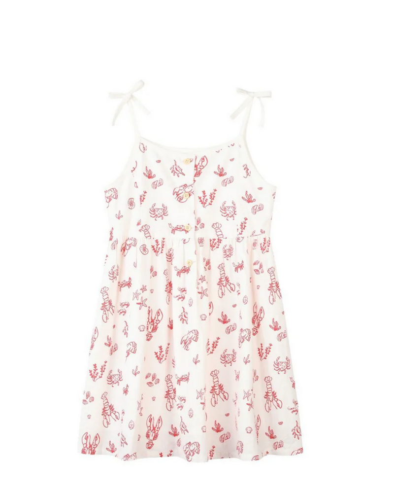 Vignette V1653B Marina Dress {Red Nautical Scene}