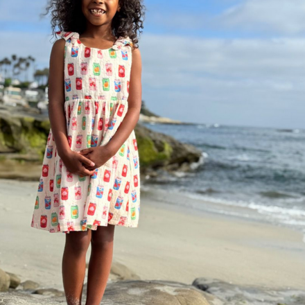 Vignette V1712B Emma Dress {Soda Pop}