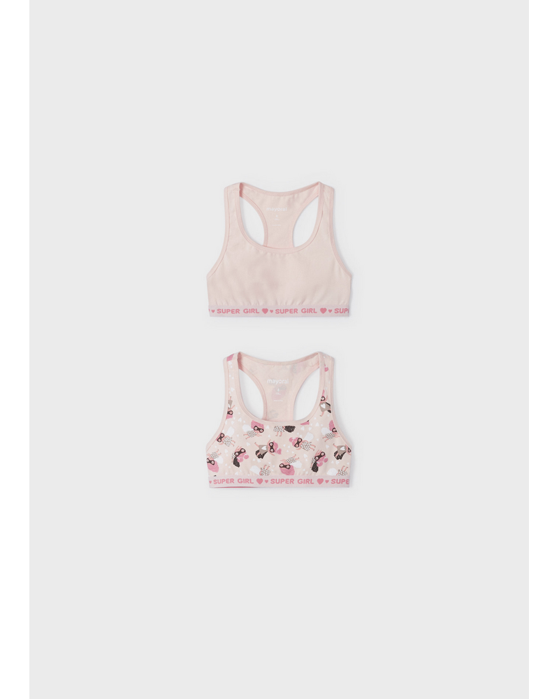 Mayoral 2 Bras Set {Salmon/Peach}