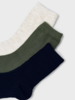 Mayoral 3 Pk Socks {Ivy/Grn/Nvy} F23