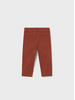 Mayoral Plaid Shirt/ Pant Set {Crm/Org/Rust}