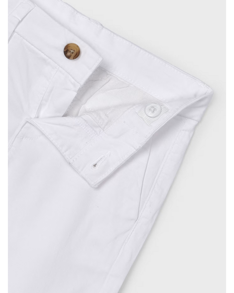 Mayoral Floral Shirt w/ Twill Pants {Sky Blue/Wht}