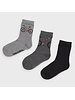 Mayoral Bicycle 3 Pk Socks {Grey/Black}