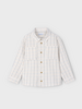 Mayoral Plaid Shirt/Pant Set {Crm/Blk/Denim/Grey}