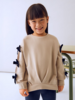 Mayoral Bow Shirt Jogging Set {Tan/Navy}