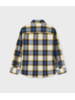 Mayoral Plaid L/S Shirt {Nvy/Sky/Wht} Tween