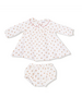Angel Dear Petite Pointe Fleur L/S Petal Collar Dress Set