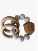 Chewable Charm Hayes Silicone and Wood Teething Ring {2 Color Options}