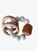 Chewable Charm Hayes Silicone and Wood Teething Ring {2 Color Options}