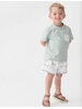 Cypress Row 253770S Darling Ducks Beckham Play Short Set  {Sage}