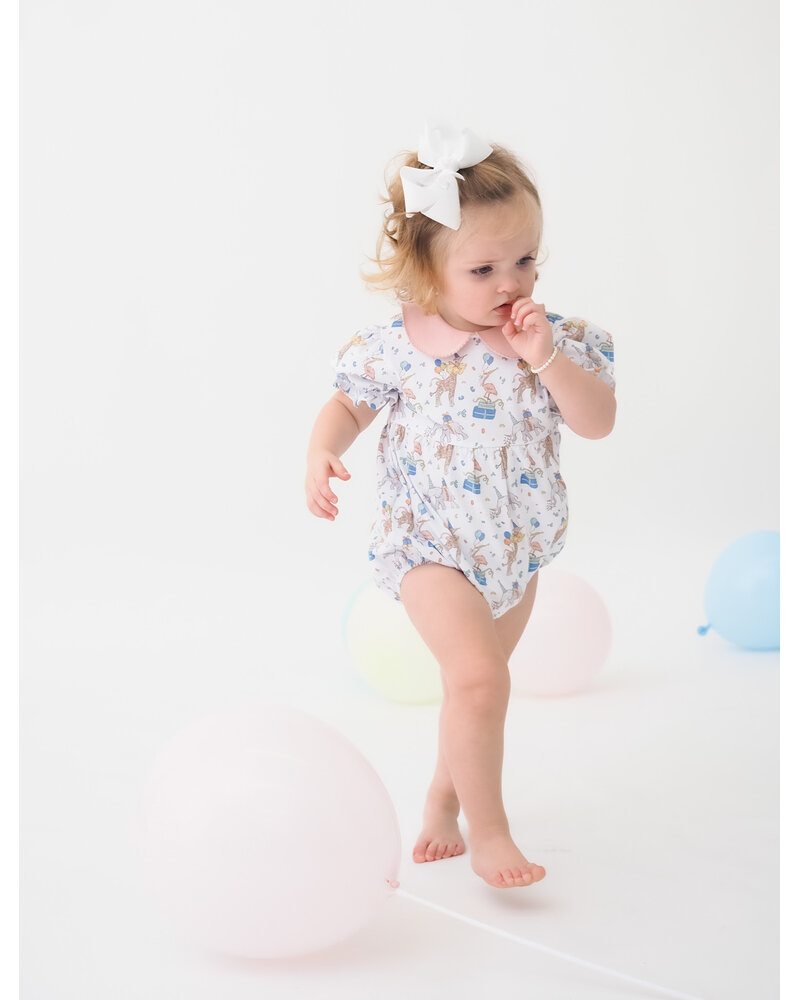 Cypress Row Party Animals Collins Bubble {White/Pink/Multi}