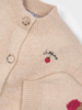 Mayoral 4309 Strawberry Cardigan {Taupe/Red} F25