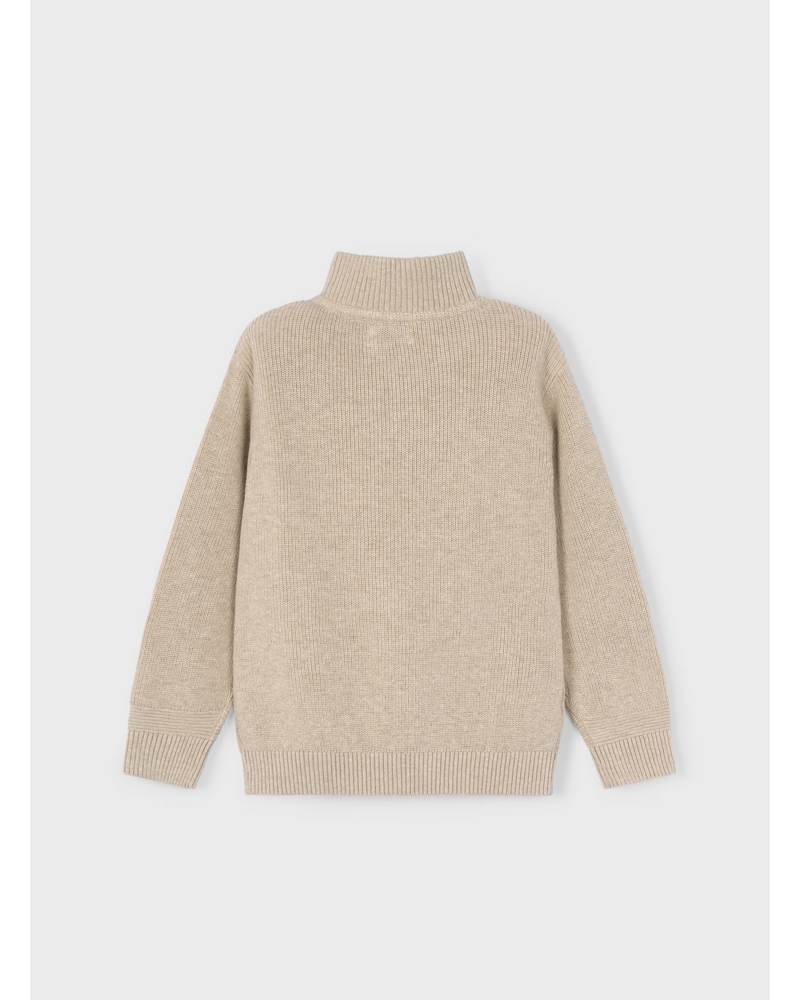 Mayoral Quarter Zip Sweater{Sand}