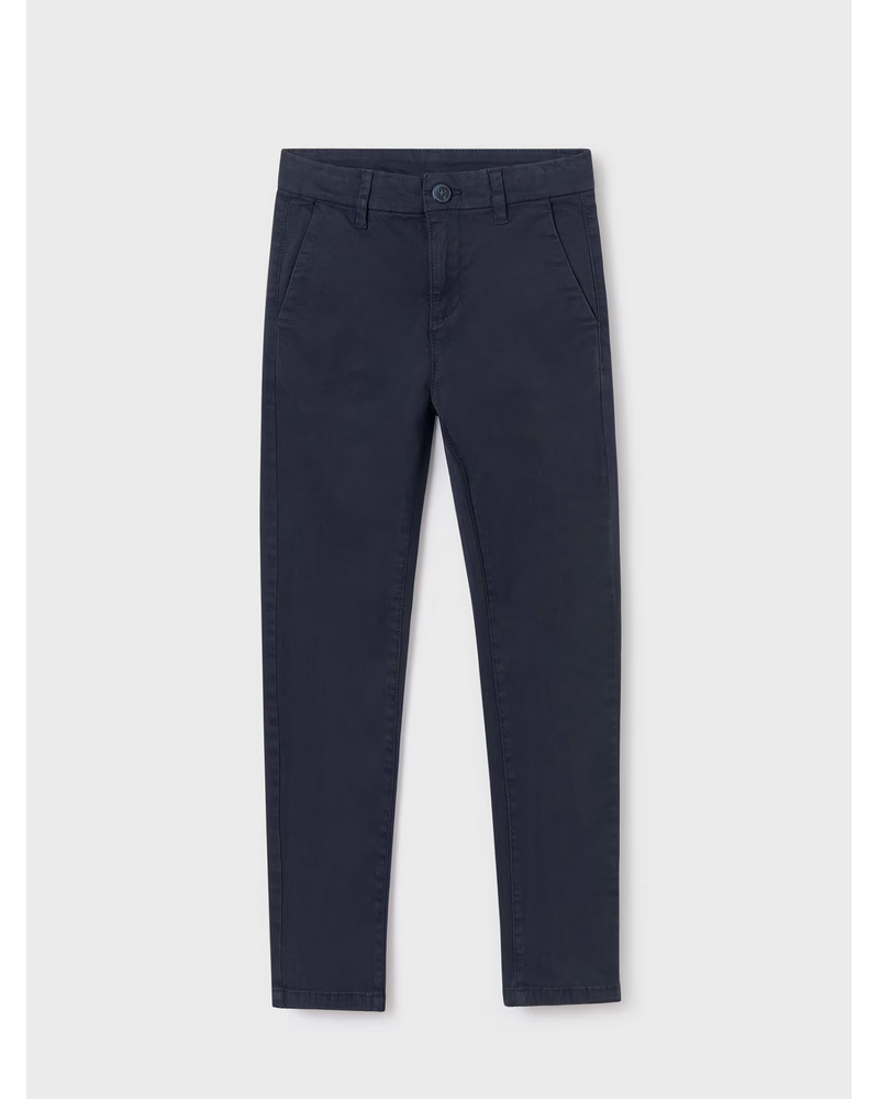 Mayoral Twill Basic Trouser {Navy} Tween