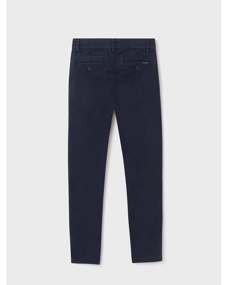 Mayoral Twill Basic Trouser {Navy} Tween