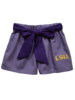 LSU Tigers Emb Tank/Short Set {Wht/Purp Gingham} F24