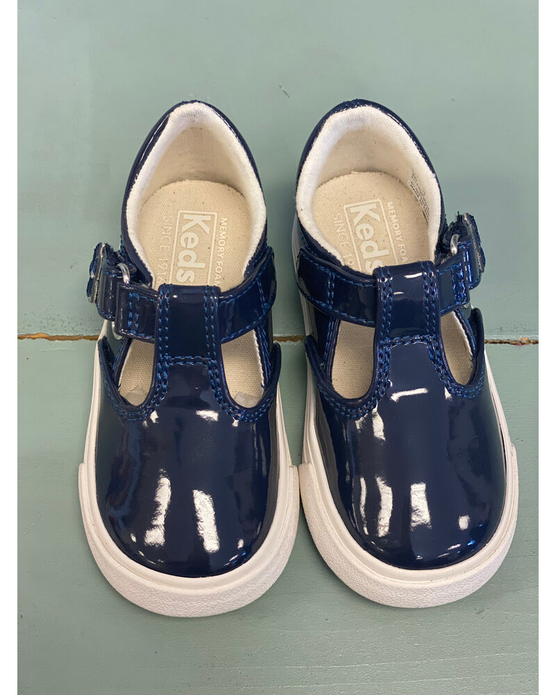 Keds Daphne T Strap {Navy Patent}