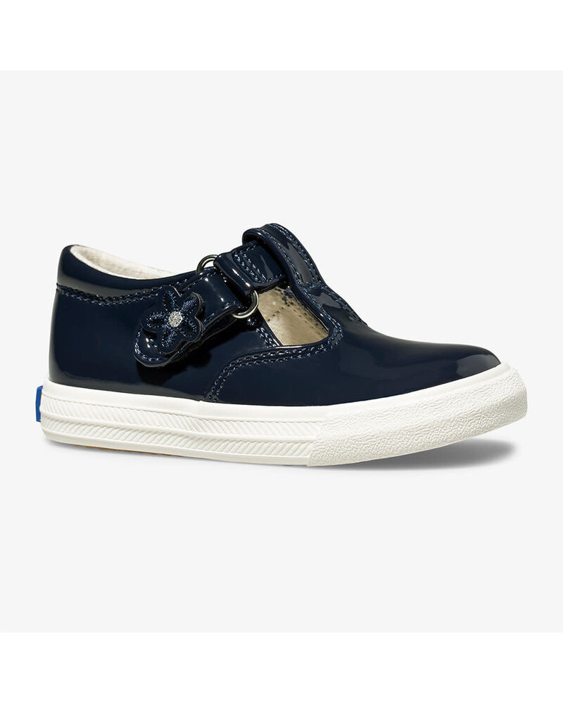 Keds Daphne T Strap {Navy Patent}