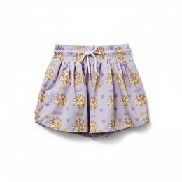 Ntrl CO. Geaux Tigers Butterfly Shorts {Lav/Gld}
