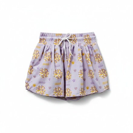 Ntrl CO. Geaux Tigers Butterfly Shorts {Lav/Gld}