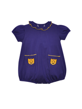 Southern Saturday Tiger Bubble {Purple/Gold}