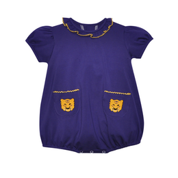 Southern Saturday Tiger Bubble {Purple/Gold}