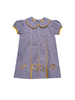 Southern Saturday LSU Logos Gingham Dress {Purple/Gold}