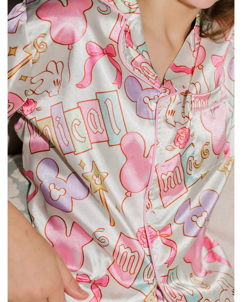 Blended Spirits Disney Magic Silky Pajamas Shorts Set {Multi}