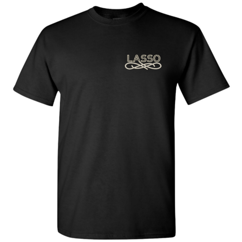 LASSO T-shirt noir LASSO 2022 avec affiche