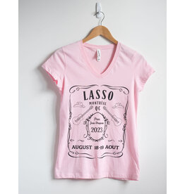 LASSO Unique Logo LASSO Montreal 2023 Women's V-Neck T-Shirt