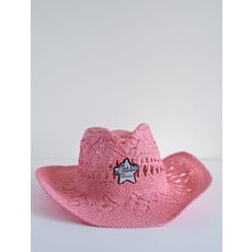 LASSO LASSO Montreal 2023 Pink Straw Cowboy Hat