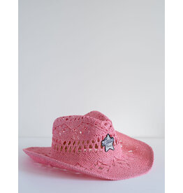 LASSO LASSO Montreal 2023 Pink Straw Cowboy Hat