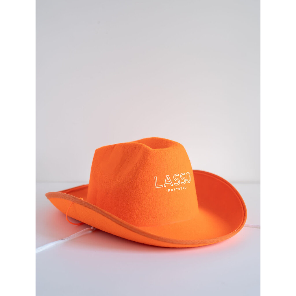 LASSO LASSO 2022 Cowboy Neon Orange Hat