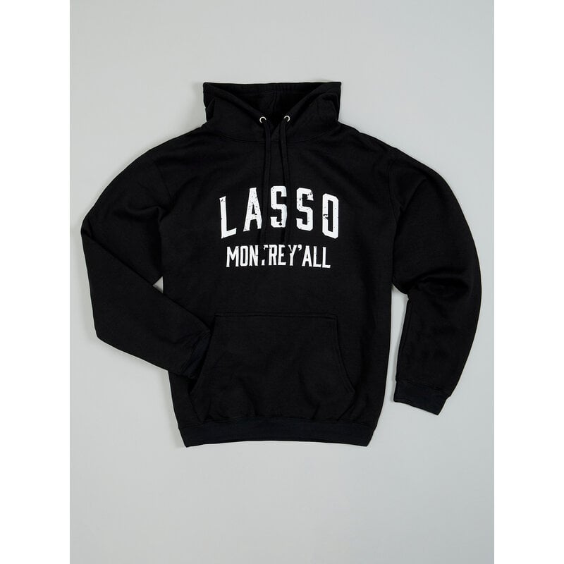 Lasso Athletic Dept. Hoodie - Black Tie Dye