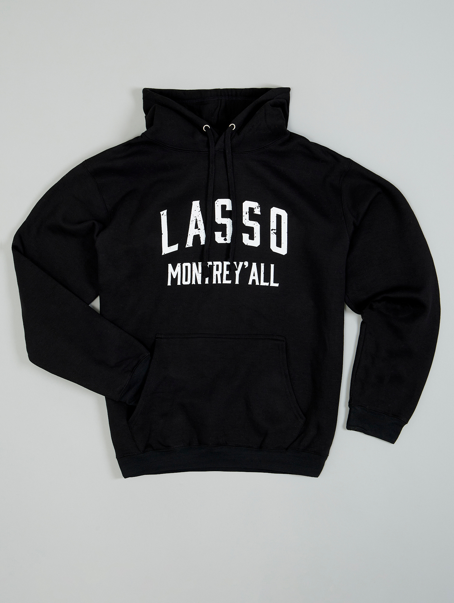 LASSO Montrey'all Distressed Logo Hoodie - LASSO Montréal Festival