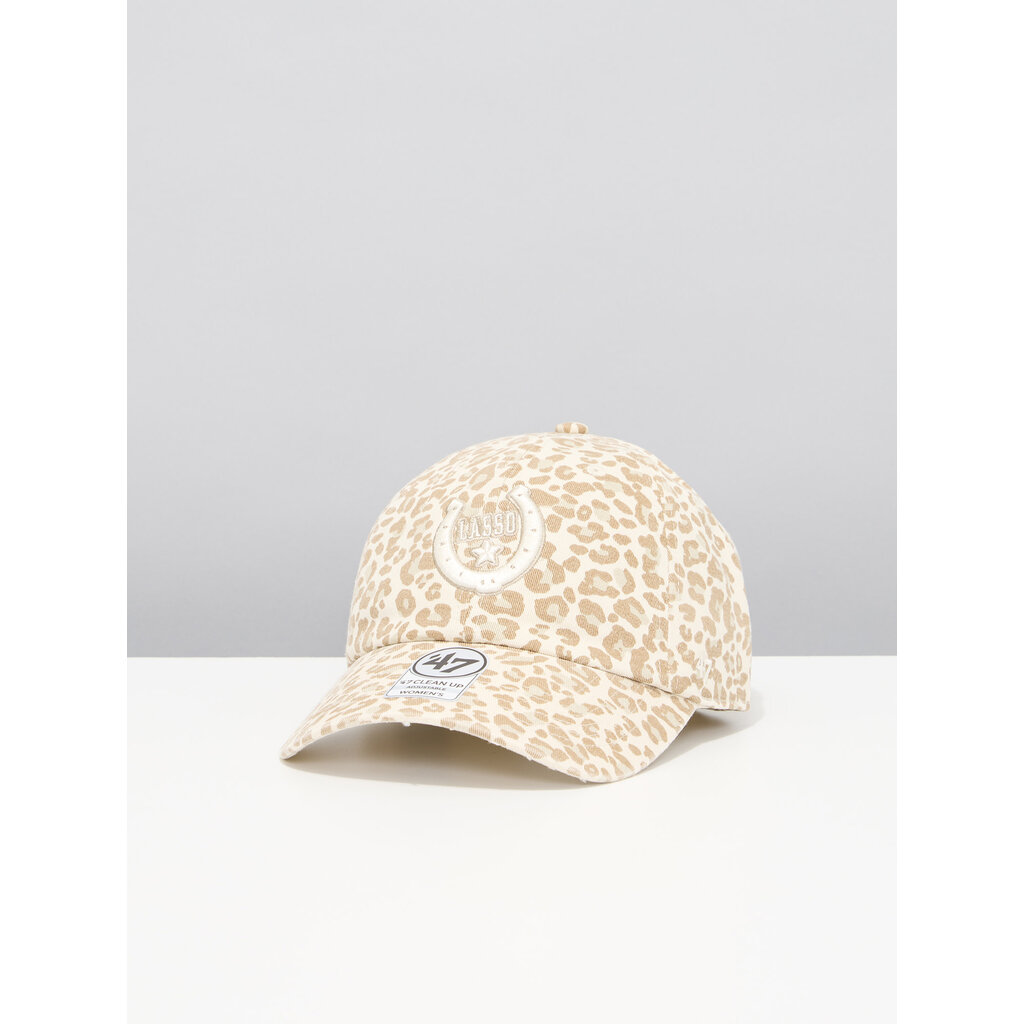47 BRAND Casquette imprimé léopard pour femmes LASSO