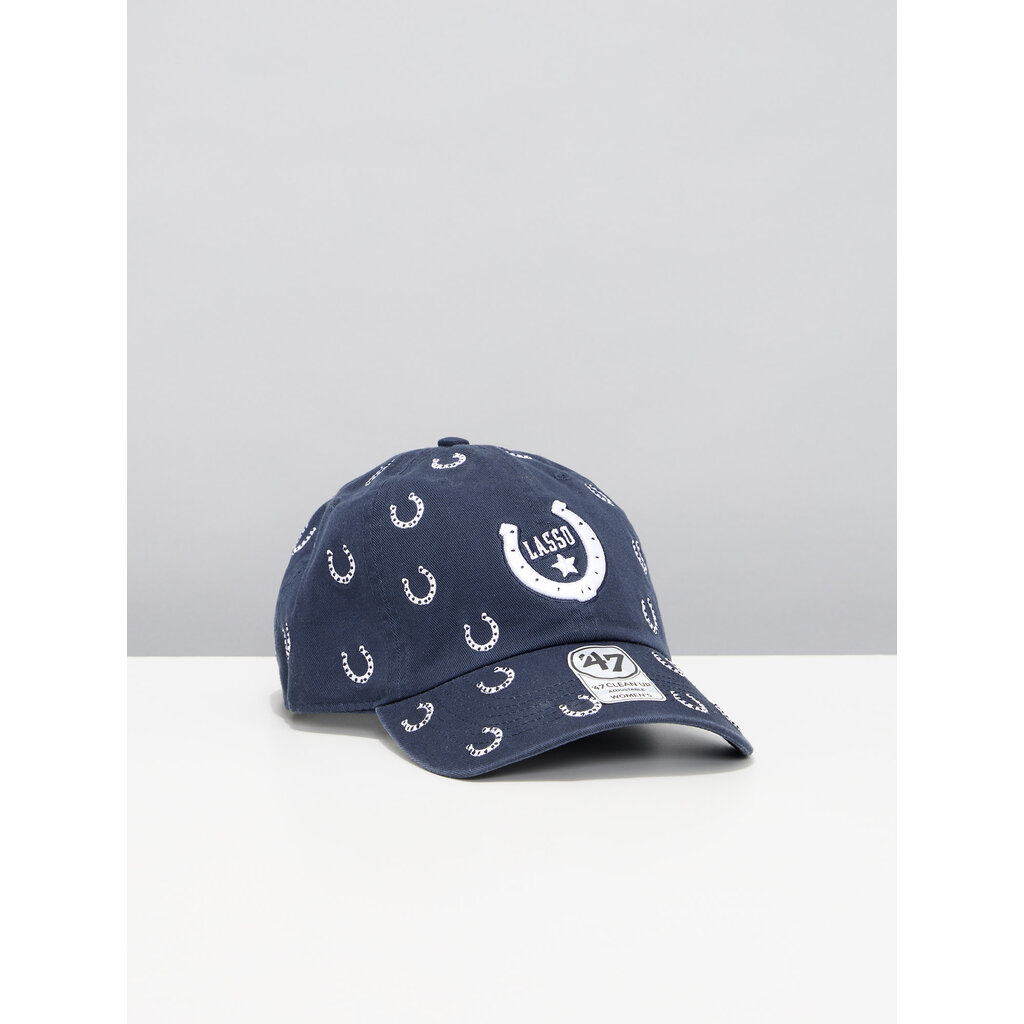 47 BRAND Casquette "horseshoe" bleu pour femmes LASSO