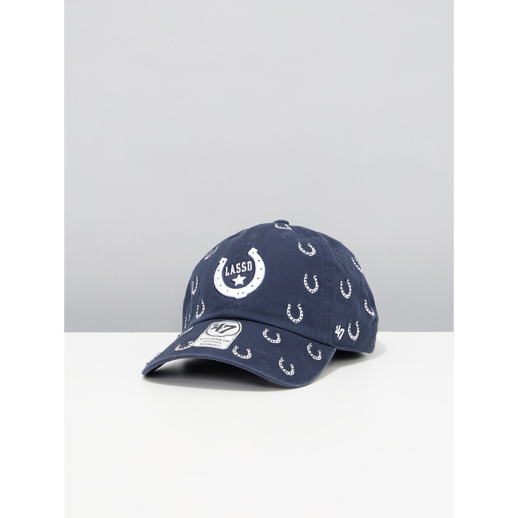 47 BRAND Casquette "horseshoe" bleu pour femmes LASSO