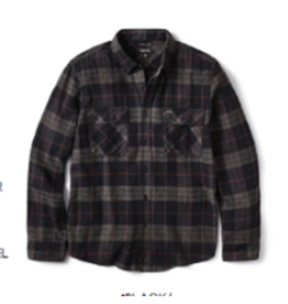 BRIXTON MHLM0004 CHEMISE FLANELLE BRIXTON BOWERY LASSO 2024