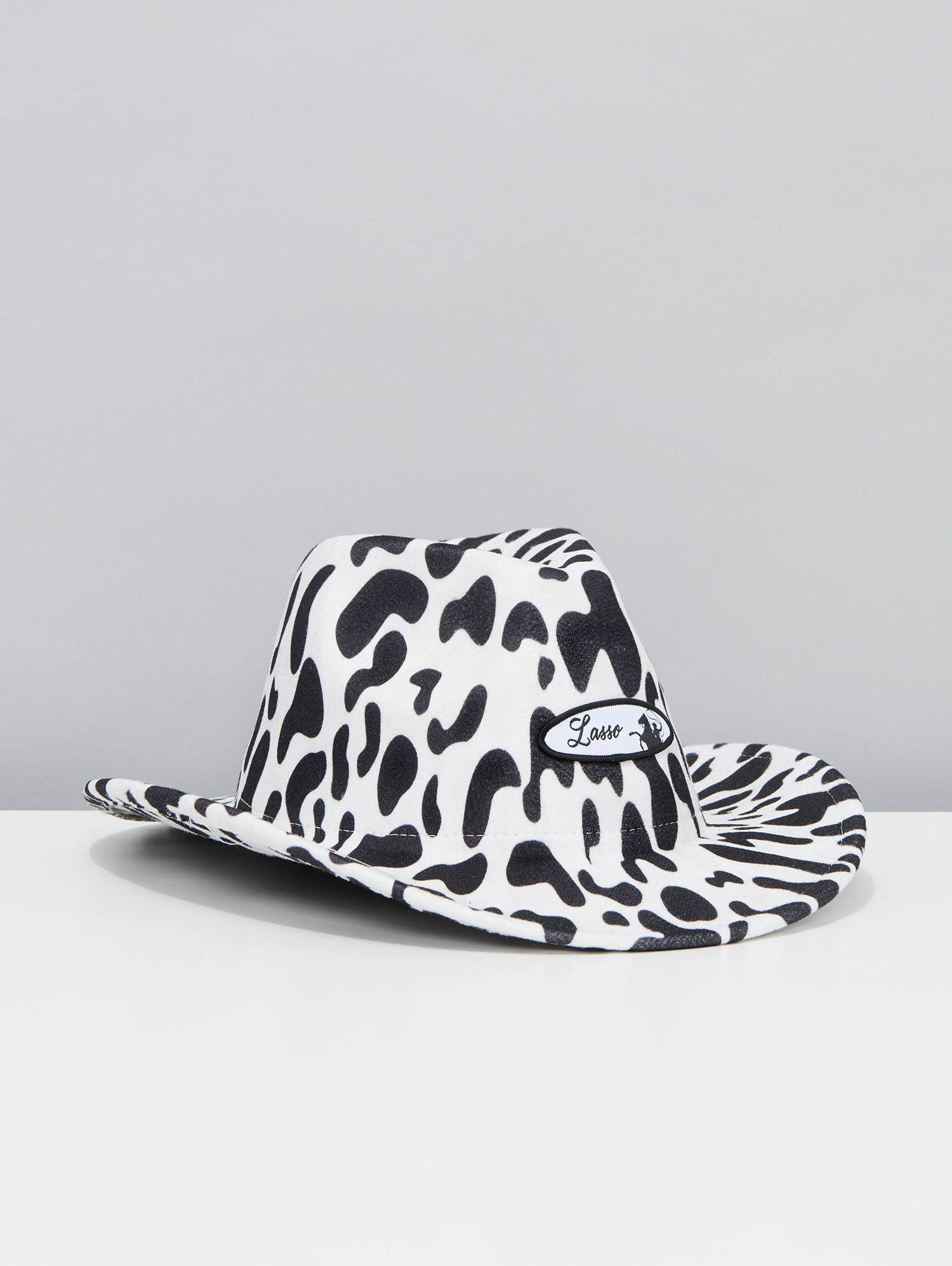 Chapeau Cowboy Avec Motif Vache – Réglable Unisexe – Felt Qualité – Style Western Fête