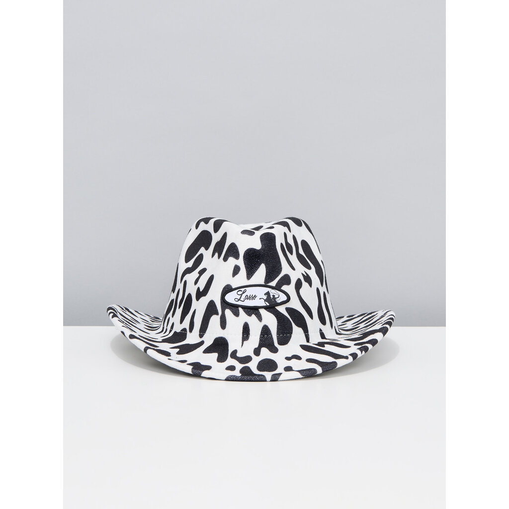 LASSO  LASSO Cowboy Hat with Cow Motif