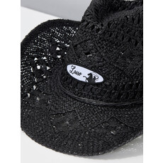 LASSO Black Straw Cowboy Hat with LASSO Patch
