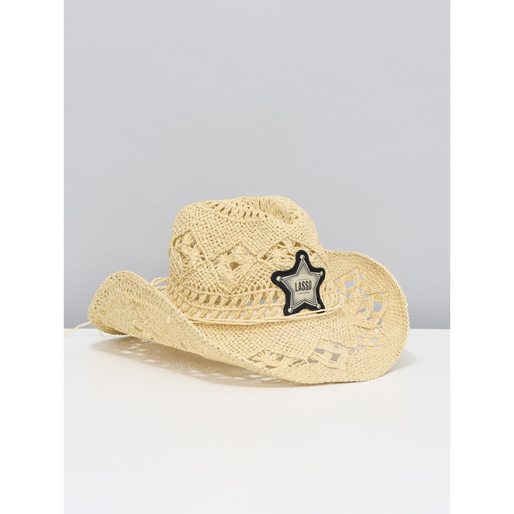 LASSO Chapeau de cowboy en paille LASSO