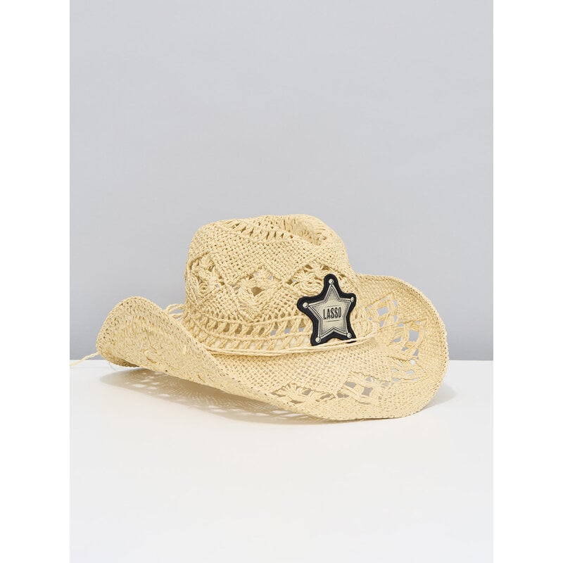 LASSO Chapeau de cowboy en paille LASSO